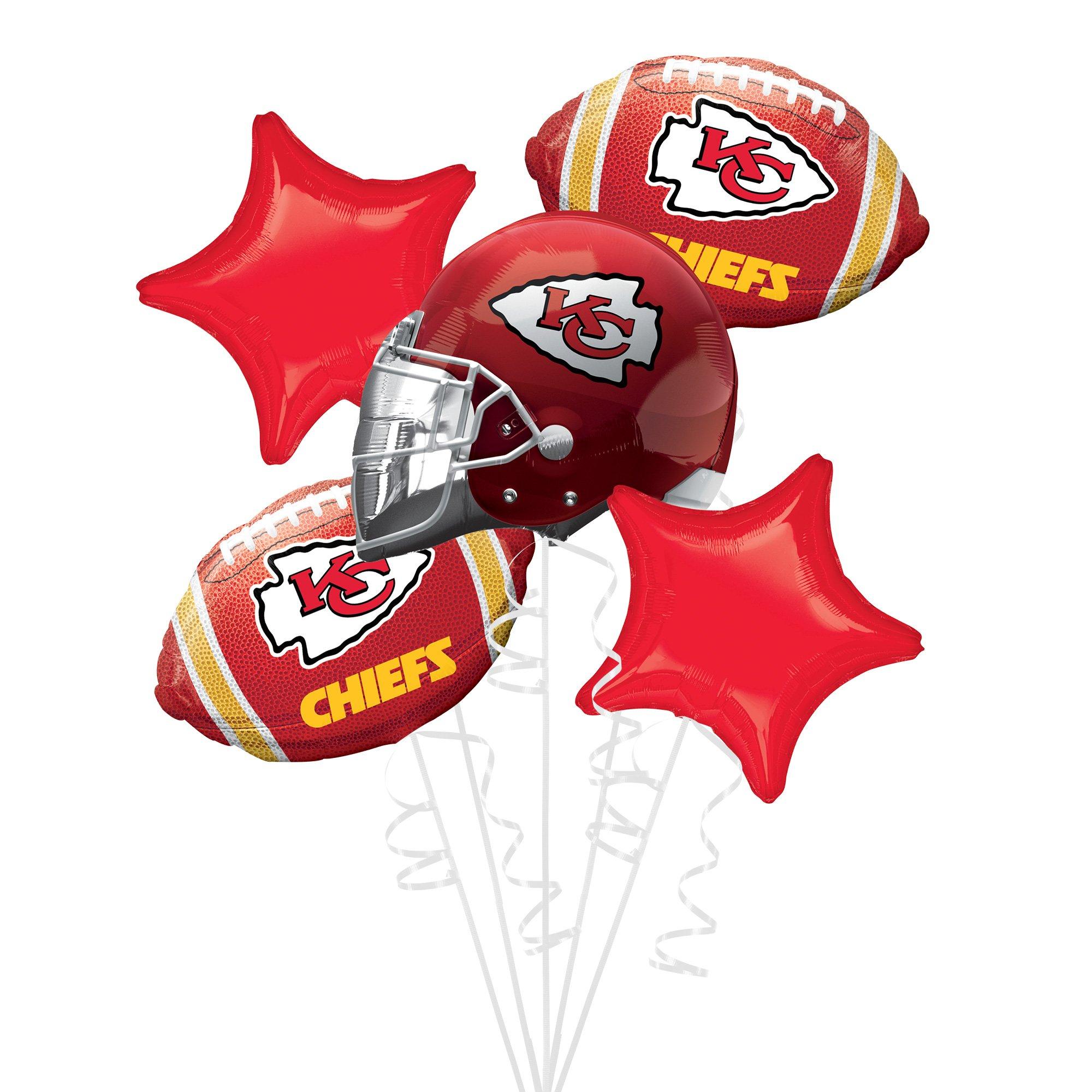 Kansas City Chiefs Foil Balloon Bouquet